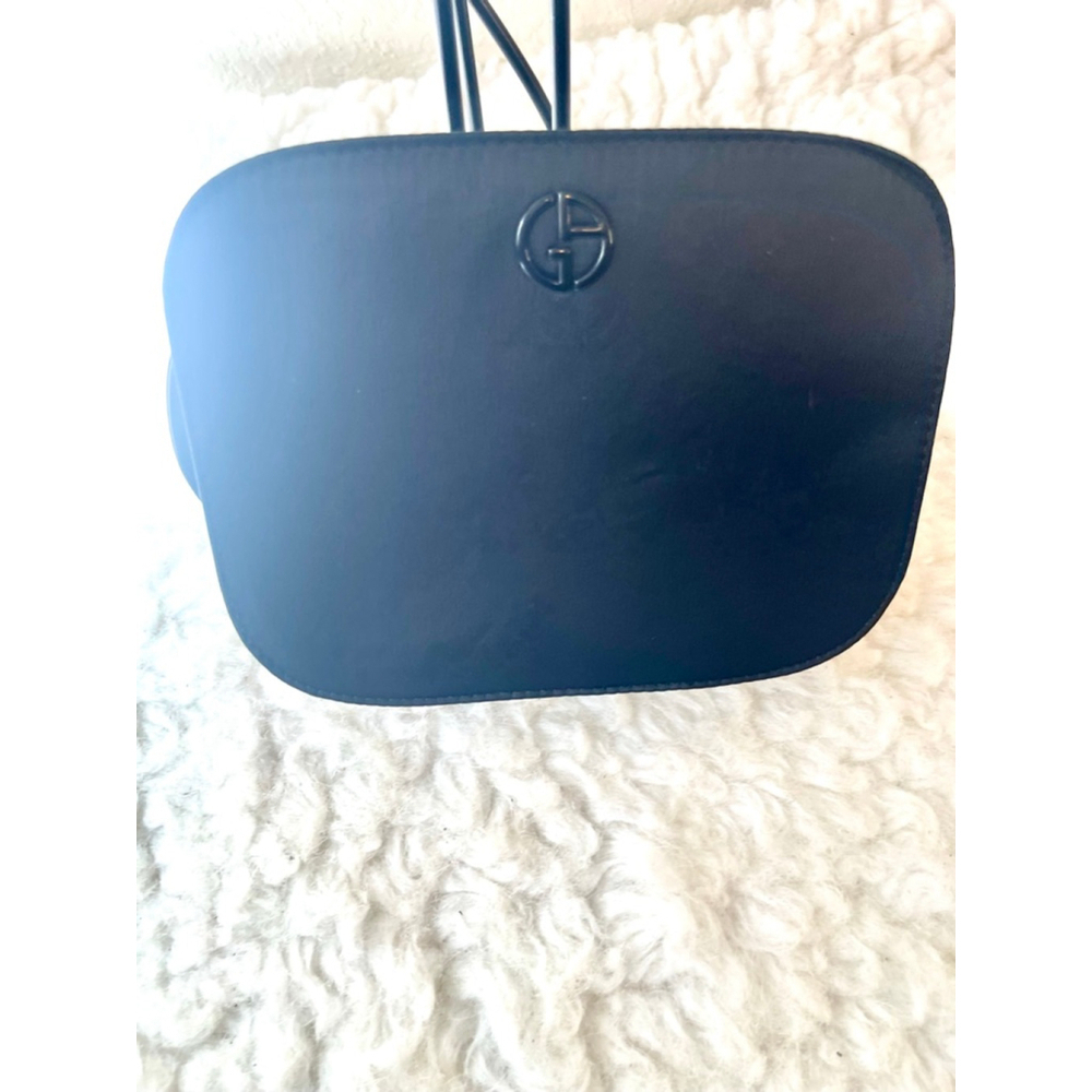 Giorgio Armani black makeup cosmetic bag